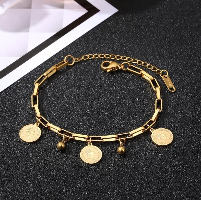 COIN TASSEL BRACELET